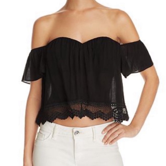 Cotton Candy Tops - Cotton Candy LA off the shoulder top